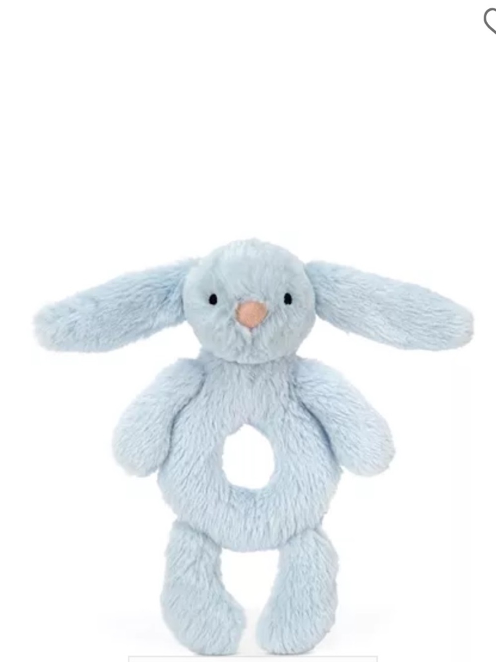 Jellycat Bashful Bunny Rattle Blue